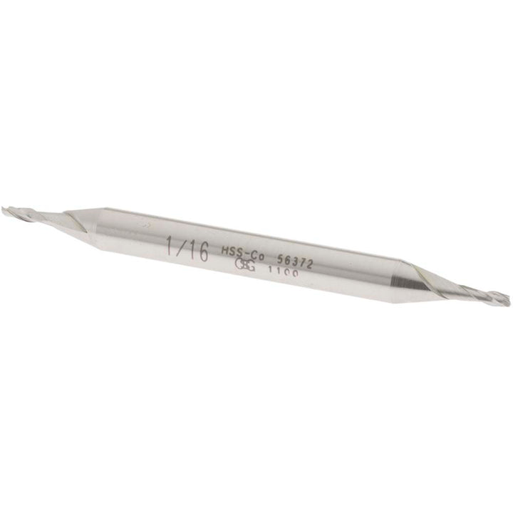 1/16" 2-Flute Cobalt Square End Mill - OSG 5637200