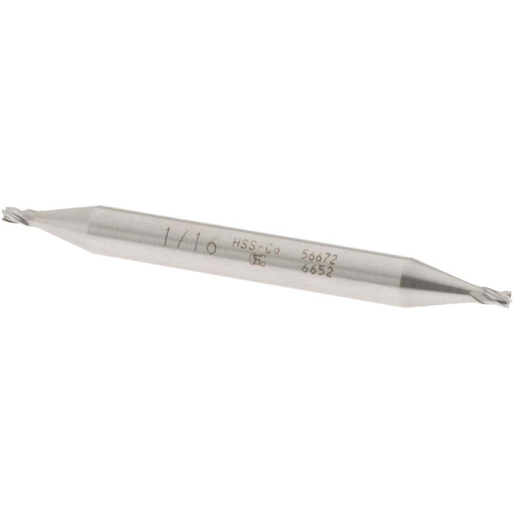 1/16" 4-Flute Cobalt Square End Mill - OSG 5667200
