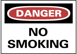 No Smoking Sign - AccuformNMC D79PB