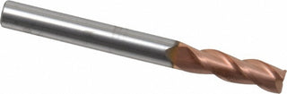 1/4" 3-Flute Solid Carbide Corner Radius End Mill, TiCN - ProMax 106-01612