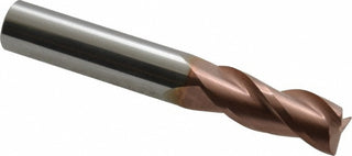 3/8" 3-Flute Solid Carbide Corner Radius End Mill, TiCN - ProMax 106-02412