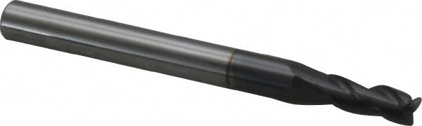 0.1563" 3-Flute Solid Carbide Corner Radius End Mill, AlTiN - ProMax 106-01024