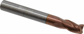 1/4" 3-Flute Solid Carbide Corner Radius End Mill, TiCN - ProMax 106-01622