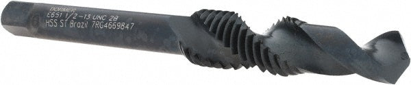 1/2-13 UNC High-Speed Steel Tap, Oxide - Dormer Pramet 5978350
