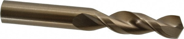 17/32" Cobalt Screw Machine Drill Bit, Coated, 135° point - Cleveland C14230