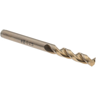 #12 Cobalt Screw Machine Drill Bit, Straw, 135° point - Cleveland C14252