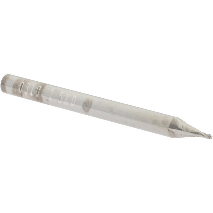 1/32" 4-Flute Solid Carbide Square End Mill - SGS 00398