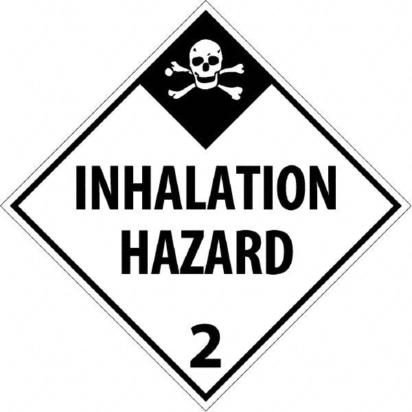 Inhalation Hazard 2 Sign - AccuformNMC DL105R