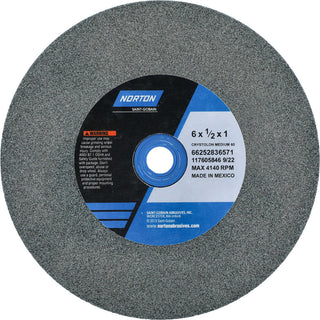 6 x 1/2" 60-Grit Silicon Carbide Grinding & Cutoff Wheel - Norton 66252836571