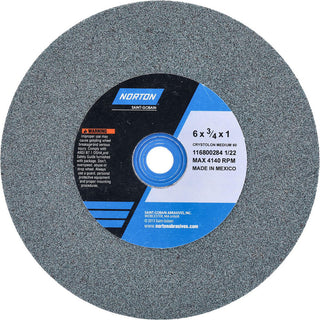 6 x 3/4" 60-Grit Silicon Carbide Grinding & Cutoff Wheel - Norton 66252837190