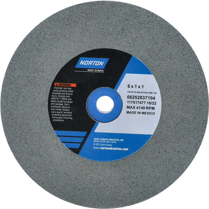 6 x 1" 120-Grit Silicon Carbide Grinding & Cutoff Wheel - Norton 66252837194
