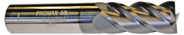 1" 4-Flute Solid Carbide Square End Mill, AlTiN - ProMax 111-06414