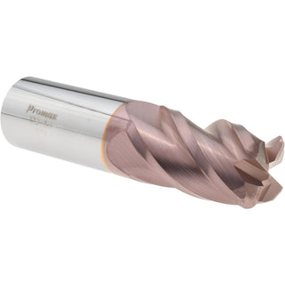 1" 4-Flute Solid Carbide Corner Radius End Mill, TiCN - ProMax 129-86412