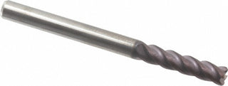 1/8" 4-Flute Solid Carbide Corner Radius End Mill, AlTiN - ProMax 129-30814