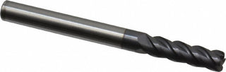 3/16" 4-Flute Solid Carbide Corner Radius End Mill, AlTiN - ProMax 129-41214