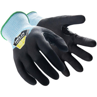 X-Small Black; Blue HPPE Blend; Nitrile Cut & Puncture-Resistant Gloves - HexArmor. 3023-XS (6)