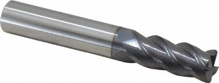 3/8" 4-Flute Solid Carbide Corner Radius End Mill, AlTiN - ProMax 129-42414