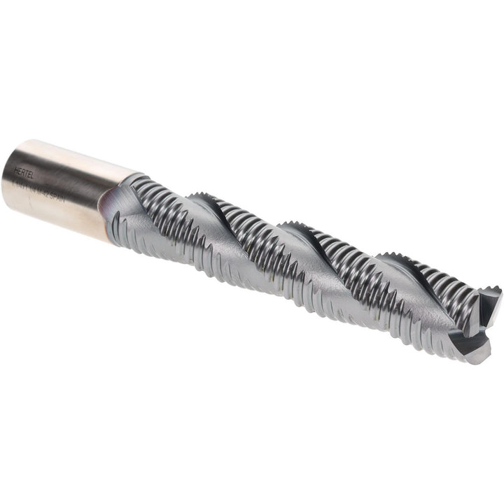 1.2500" 3-Flute Cobalt Single End Mill, TiCN - Hertel 75987826