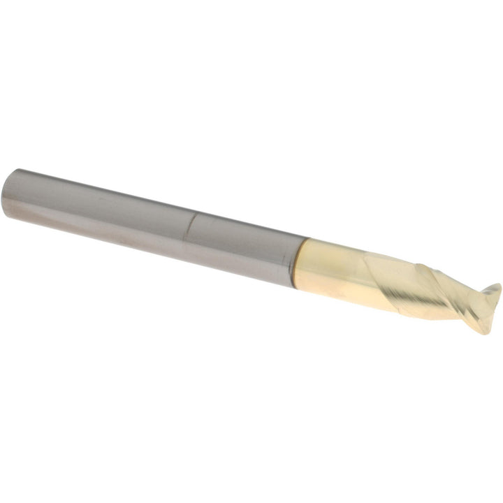 1/4" 2-Flute Solid Carbide Corner Radius End Mill, ZrN - Accupro 313021