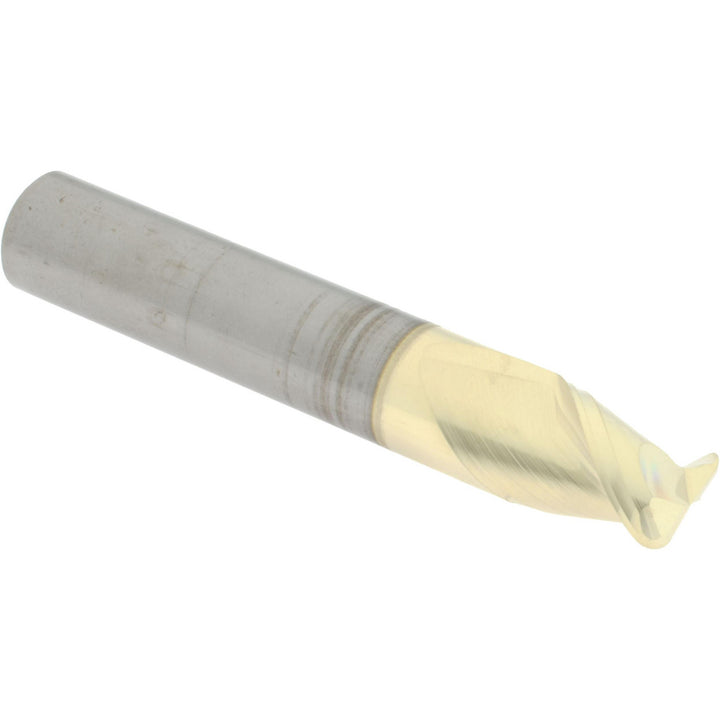 1/2" 2-Flute Solid Carbide Corner Radius End Mill, ZrN - Accupro 313288
