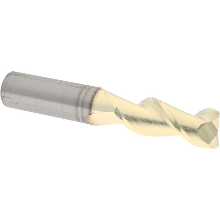 1/2" 2-Flute Solid Carbide Corner Radius End Mill, ZrN - Accupro 313315