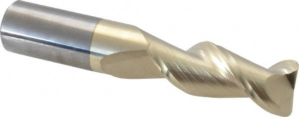 5/8" 2-Flute Solid Carbide Corner Radius End Mill, ZrN - Accupro 313381