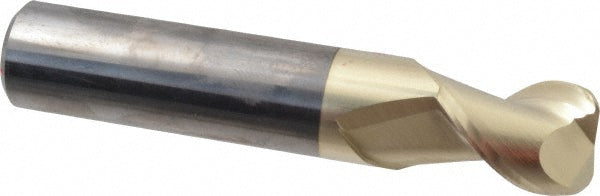 3/4" 2-Flute Solid Carbide Corner Radius End Mill, ZrN - Accupro 313429