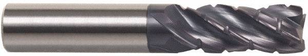 0.5" 4-Flute Solid Carbide Roughing End Mill, AlTiN - Accupro 95168409