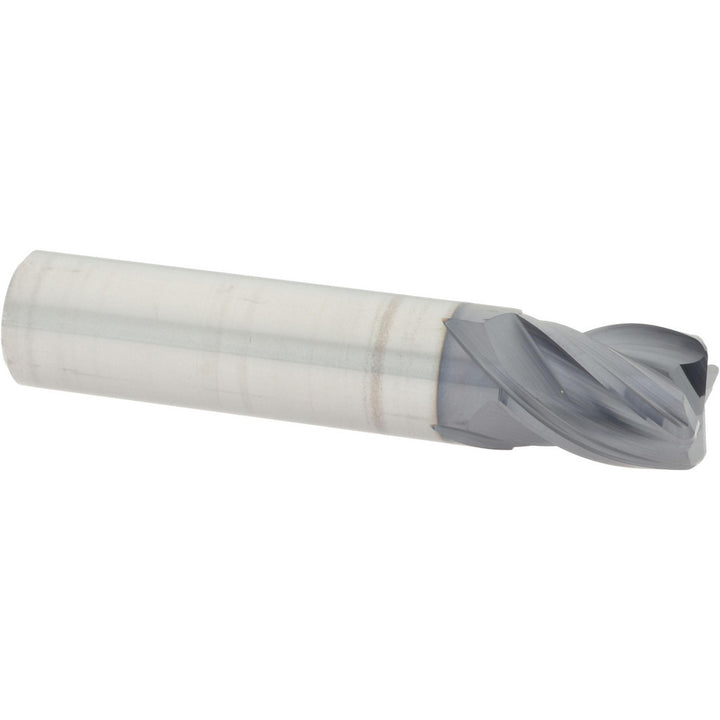 1/2" 4-Flute Solid Carbide Corner Radius End Mill, AlTiN - Accupro 95168308