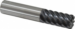 3/4" 8-Flute Solid Carbide Corner Radius End Mill, AlTiN - RobbJack XF-802-24-090