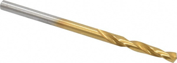 #37 High Speed Steel Screw Machine Drill Bit, Coated, 135° point - Chicago-Latrobe 48407