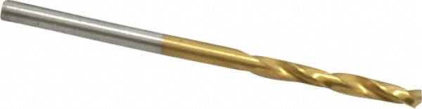 #40 High Speed Steel Screw Machine Drill Bit, Coated, 135° point - Chicago-Latrobe 48410