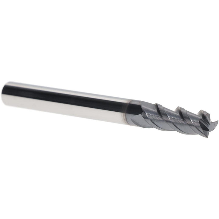 1/4" 3-Flute Solid Carbide Square End Mill, TiAlN - Iscar 5620803