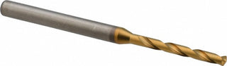 #40 Solid Carbide Drill Bit, TiN, 140° point - Kennametal 4151801