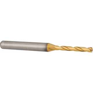 0.1260" Solid Carbide Drill Bit, TiN, 140° point - Kennametal 4150636