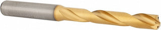 0.3346" Solid Carbide Drill Bit, TiN, 140° point - Kennametal 4149260