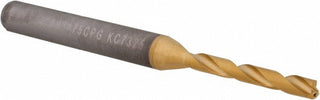 1/8" Solid Carbide Drill Bit, TiN, 140° point - Kennametal 4149129
