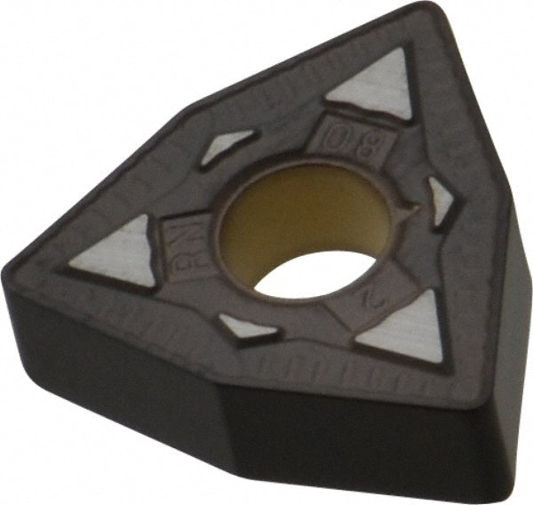 W - Trigon 80-Deg 1/2" IC Carbide Insert, Grade KCP40, TiN - Kennametal 3754015