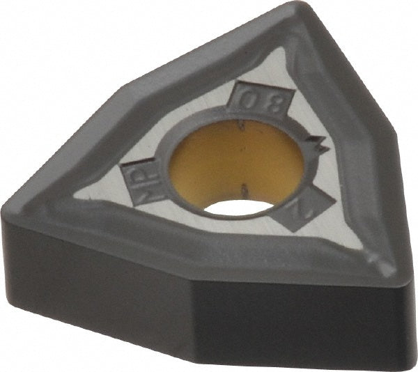 W - Trigon 80-Deg 1/2" IC Carbide Insert, Grade KCM35, TiN - Kennametal 3760434