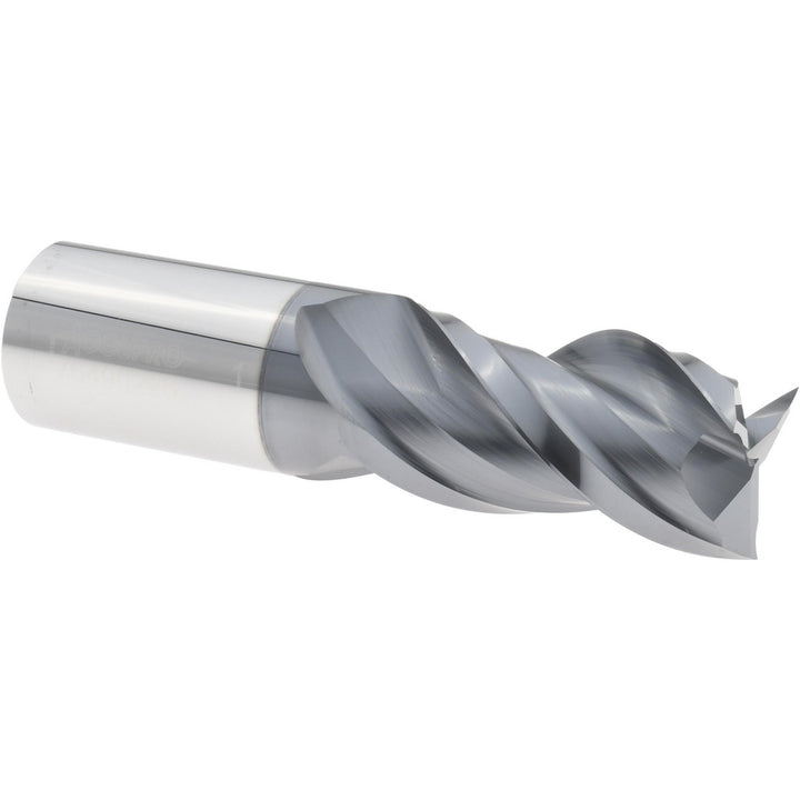 1" 3-Flute Solid Carbide Square End Mill, AlTiN - Accupro 12179765