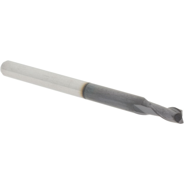 0.0984" 2-Flute Solid Carbide Square End Mill, AlTiN - Accupro 12181583