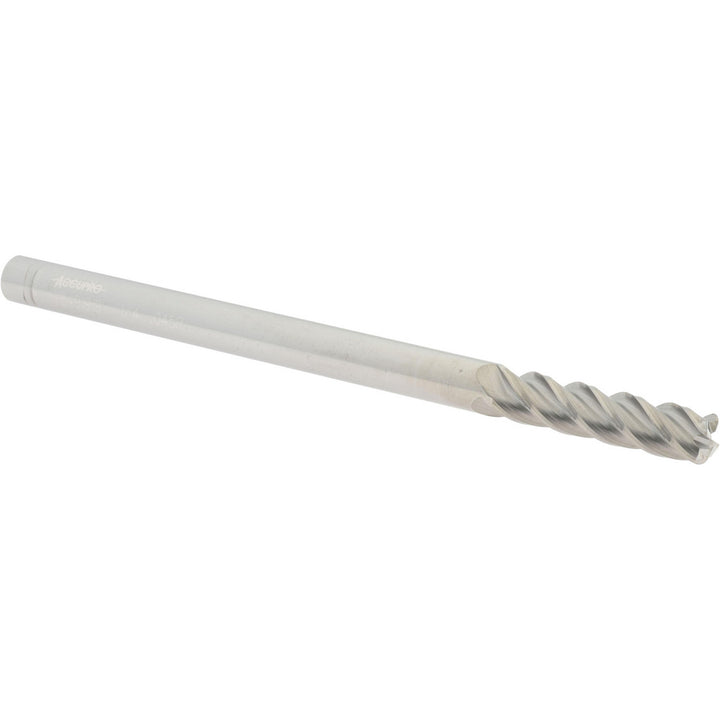 1/4" 4-Flute Solid Carbide Corner Radius End Mill - Accupro 12183476