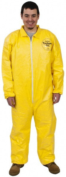 X-Large Yellow Splash; Chemical Protective Garment - Dupont QC125SYLXL001200