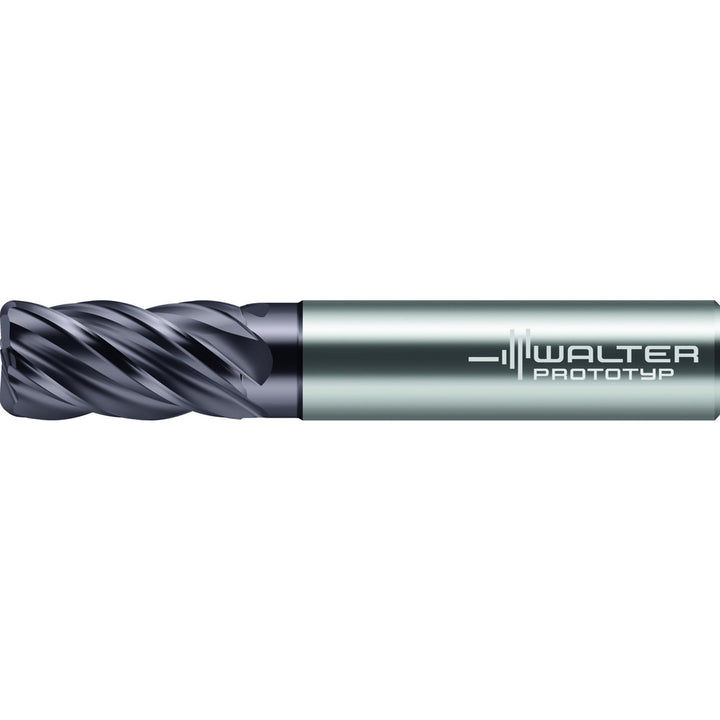 1/2" 5-Flute Solid Carbide Corner Radius End Mill, TiAlN/THL - Walter-Prototyp 8415059