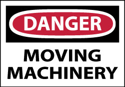 Danger - Moving Machinery Label - AccuformNMC D305AP