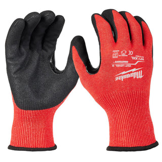 2X-Small Red Nitrile Cut-Resistant Gloves - Milwaukee Tool 48-73-8634