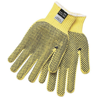 Large Yellow Kevlar Cut-Resistant Gloves - MCR Safety 9366L