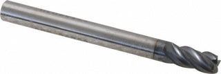 3/16" 4-Flute Solid Carbide Corner Radius End Mill, TX - SGS 36722