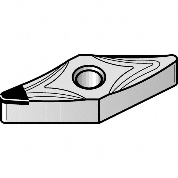 V - Diamond (Rhombic) 35-Deg 3/8" IC PCD Insert, Grade KD1400 - Kennametal 3656072
