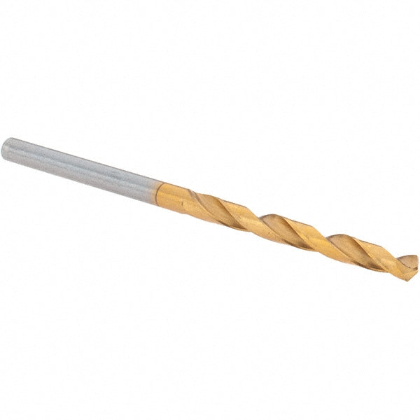 0.1220" High Speed Steel Drill Bit, TiN, 118° point - Guhring 9006510031000